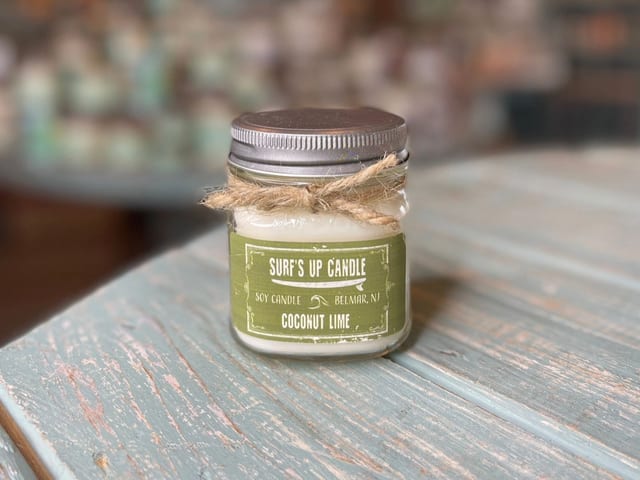 Coconut Lime Mason Jar Candle - Original Collection 8oz Medium.