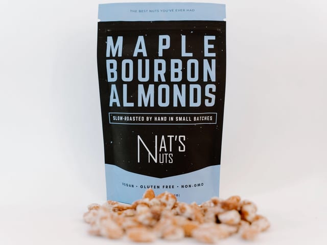 Nats Nuts - Maple Bourbon Almonds.