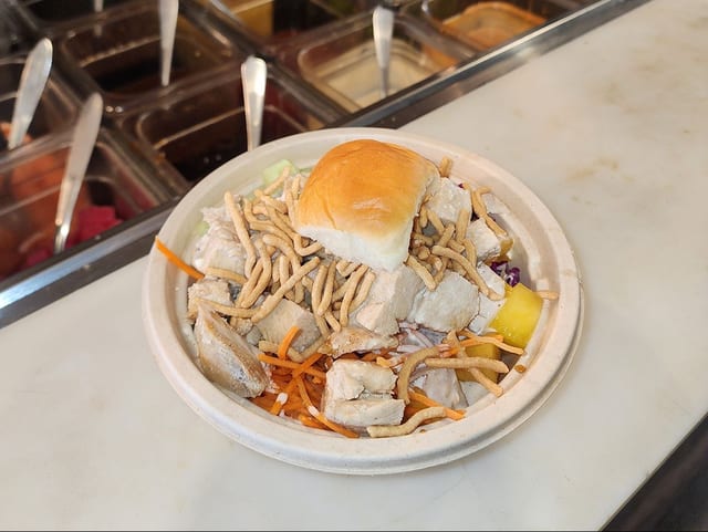 Chow Mein Sandwich Bowl.