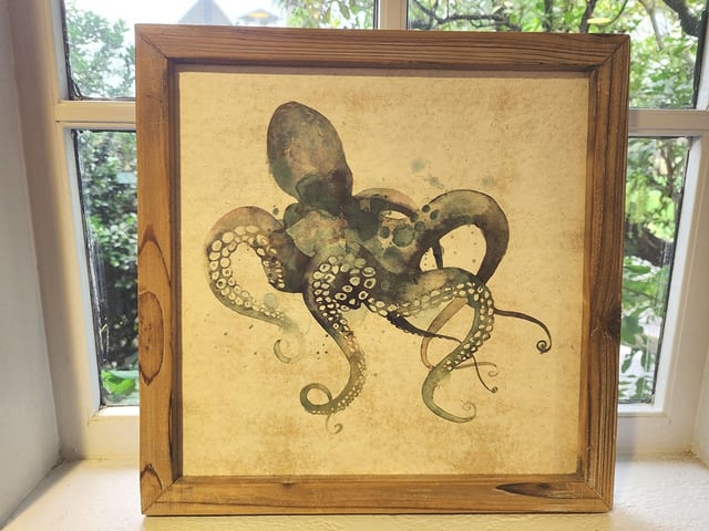 Octopus Print 12x12.