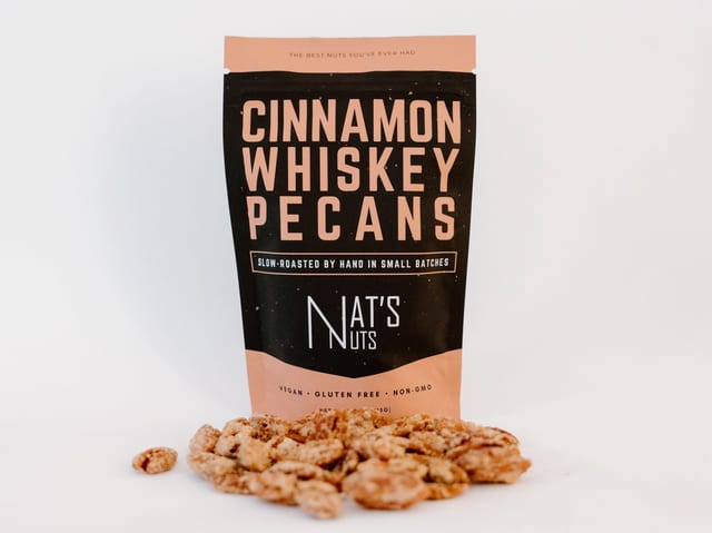Nats Nuts - Cinnamon Whiskey Pecans.