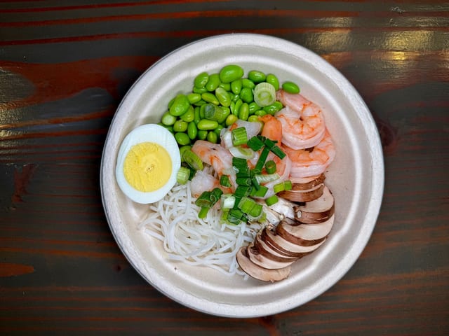 Shrimp Sopa Bowl.